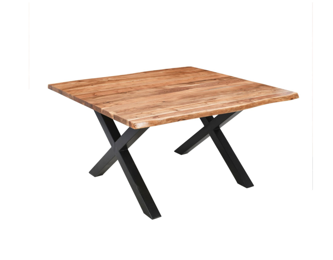 Live Edge Collection Large Square Dining Table