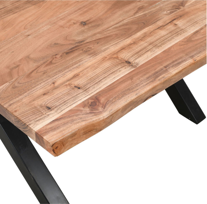 Live Edge Collection Large Square Dining Table