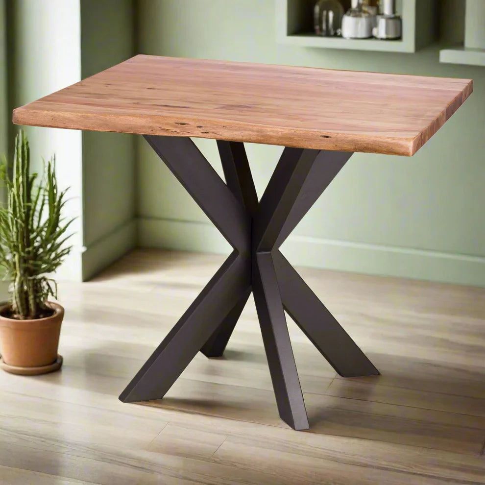 Live Edge Collection Square Dining Table