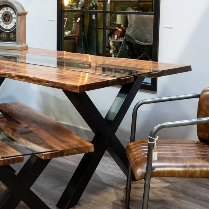 Live Edge Collection River Dining Table