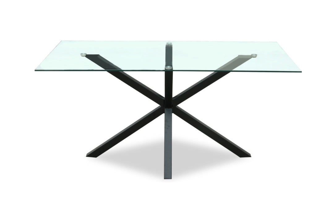 Monza Rectangular Glass Dining Table