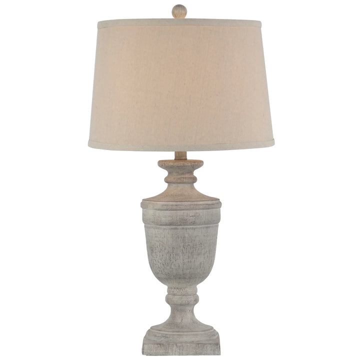 Marbelle Table Lamp With Edged Linen Shade