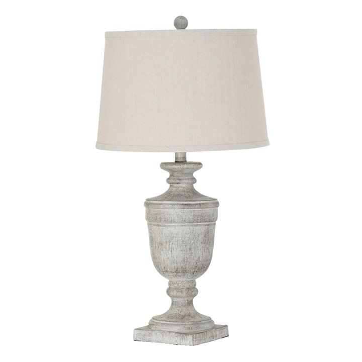 Marbelle Table Lamp With Edged Linen Shade