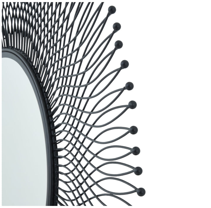 Rio Black Large Wire Mirror