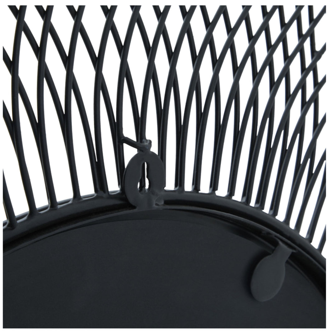 Rio Black Large Wire Mirror