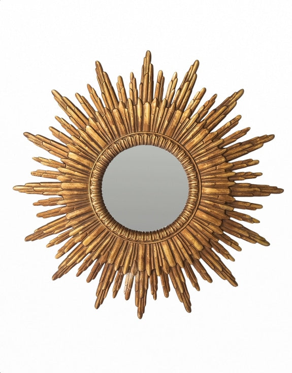 Large antique gold mirror