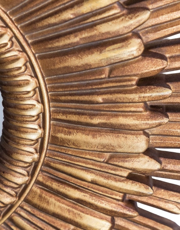 Large antique gold mirror