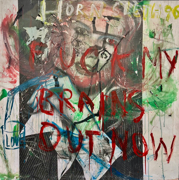 Dry rare painting by Hornsleth